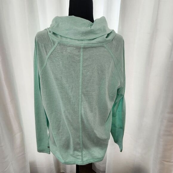 NEW COLUMBIA Womens Knick Beach Pullover Cowl Neck Sweater Mint Green Size XL - Picture 8 of 10